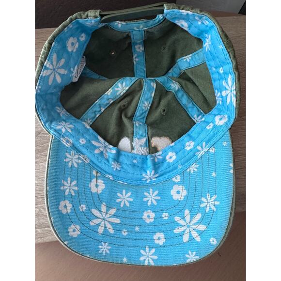 Olive Green Cap "Chicken or the Egg" Snapback Cap - Picture 7 of 9